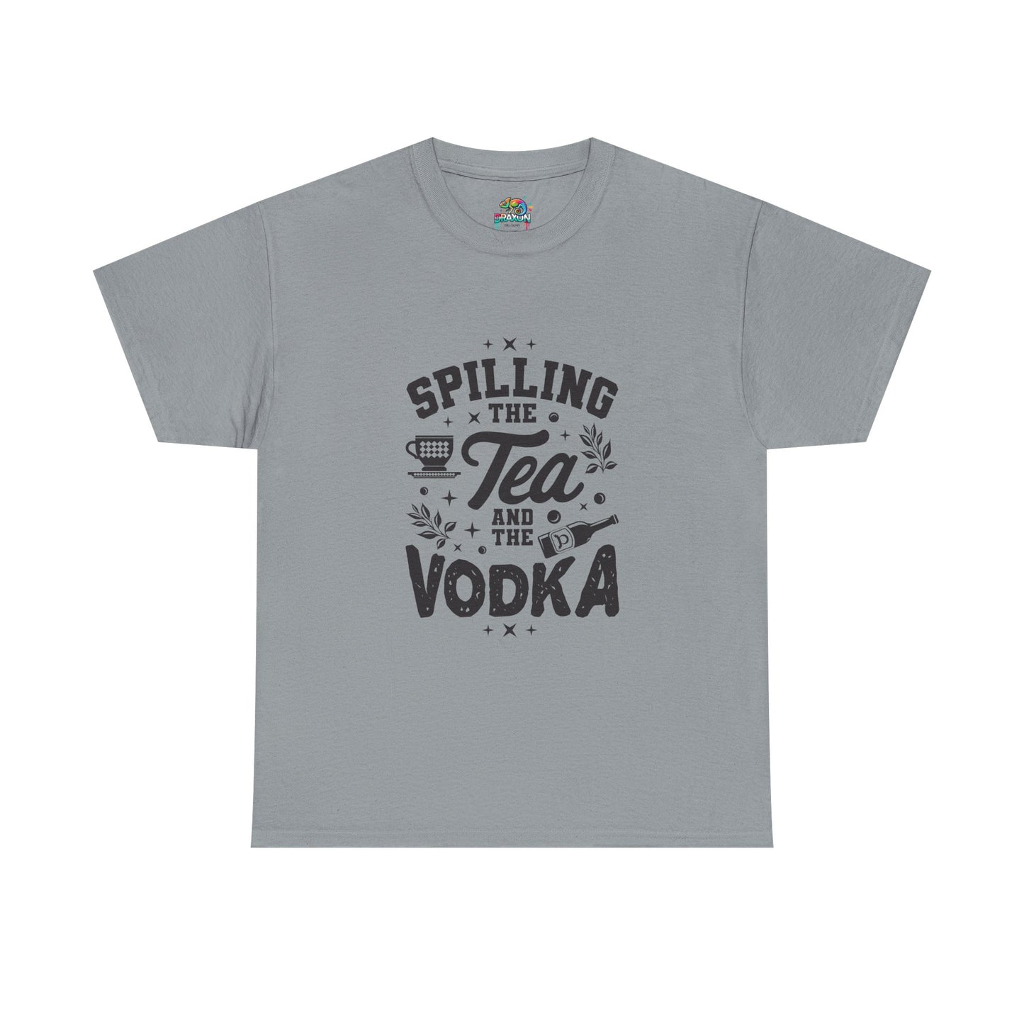 Unisex Heavy Cotton Tee (Spill Tea & Vodka)