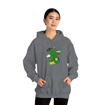 Unisex Heavy Blend™ Hooded Sweatshirt (Larry the Snake thing)