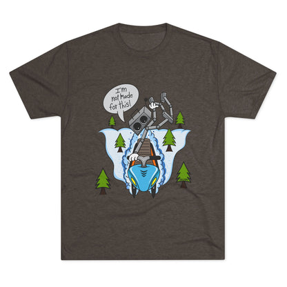Unisex Tri-Blend Crew Tee (Not made for this - Snowmobiler)