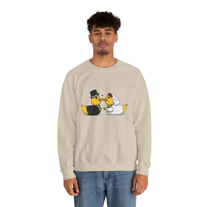 Unisex Heavy Blend™ Crewneck Sweatshirt (Wedding Ducks)