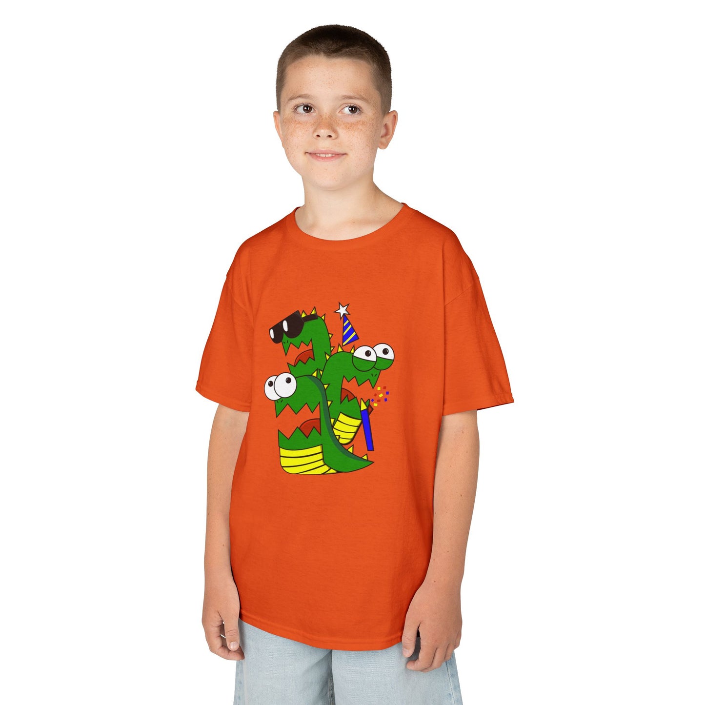 Kids Heavy Cotton T-Shirt (Larry the Snake thing)