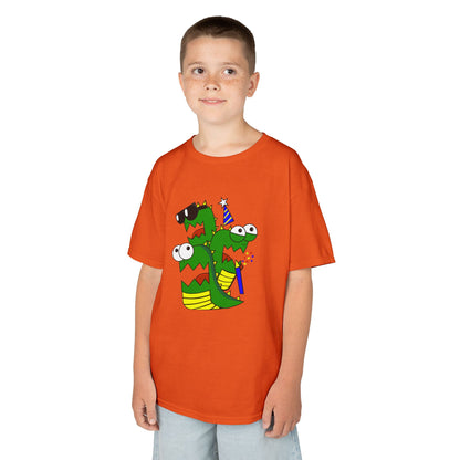 Kids Heavy Cotton T-Shirt (Larry the Snake thing)