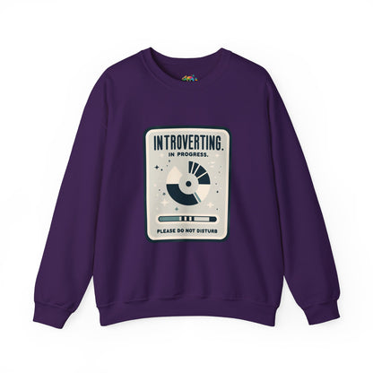 Unisex Heavy Blend™ Crewneck Sweatshirt (Introverting in Progress)