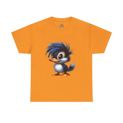 Unisex Heavy Cotton Tee (Blue Hair Duck)