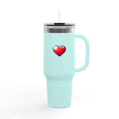 Insulated Travel Mug, 40oz (Love you with all my Butt)