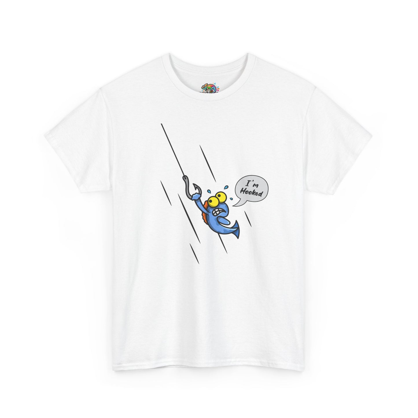 Unisex Heavy Cotton Tee (Fishing Hooked)