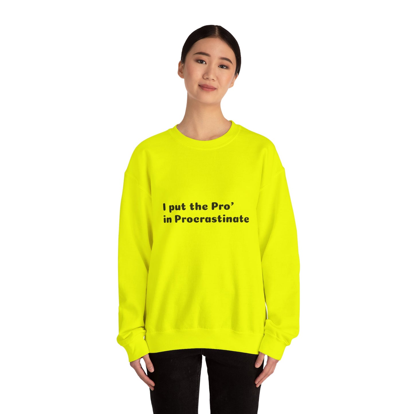 Unisex Heavy Blend™ Crewneck Sweatshirt (Pro' Procrastinate)