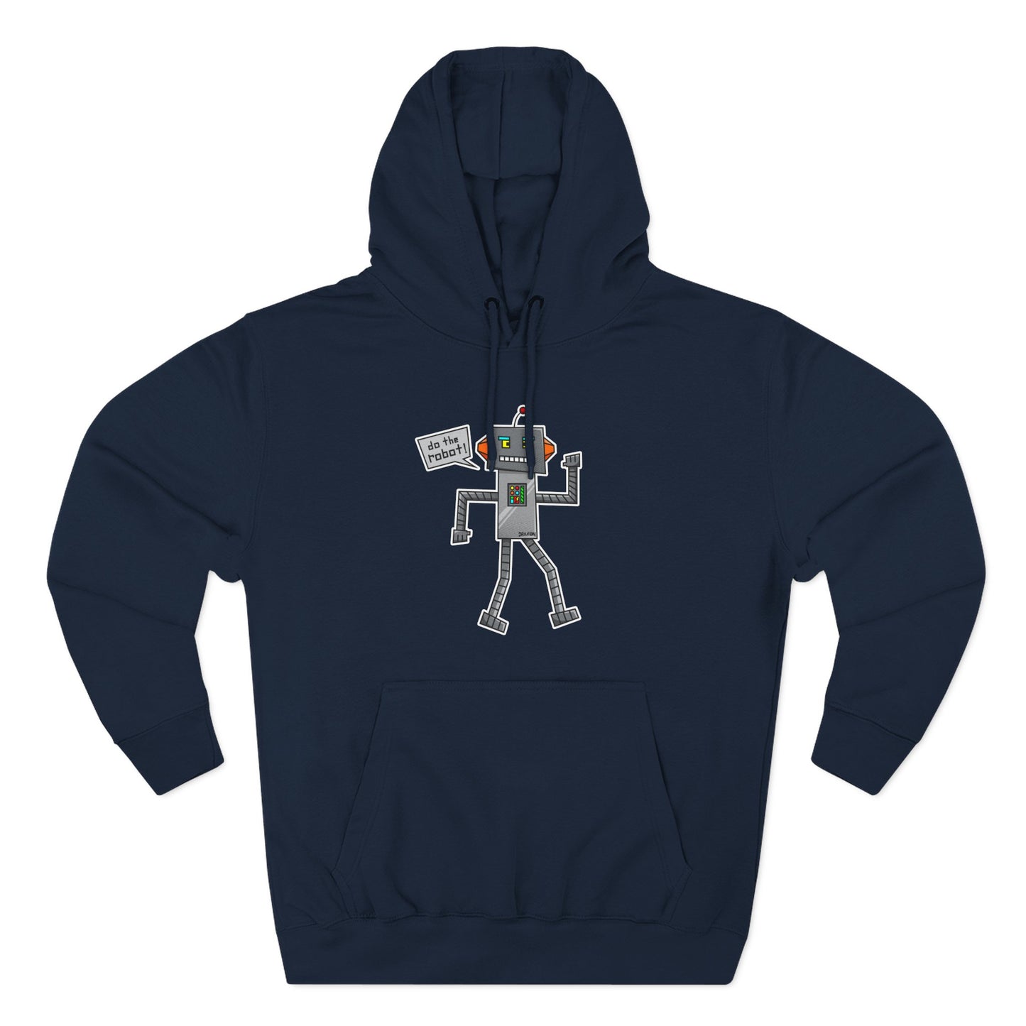 Three-Panel Fleece Hoodie (Do the Robot)