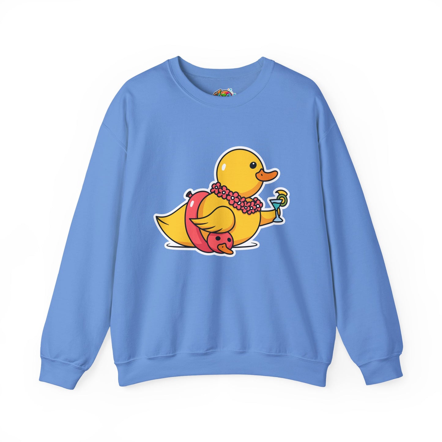 Unisex Heavy Blend™ Crewneck Sweatshirt (Tropical Duck)