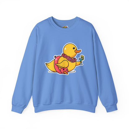 Unisex Heavy Blend™ Crewneck Sweatshirt (Tropical Duck)