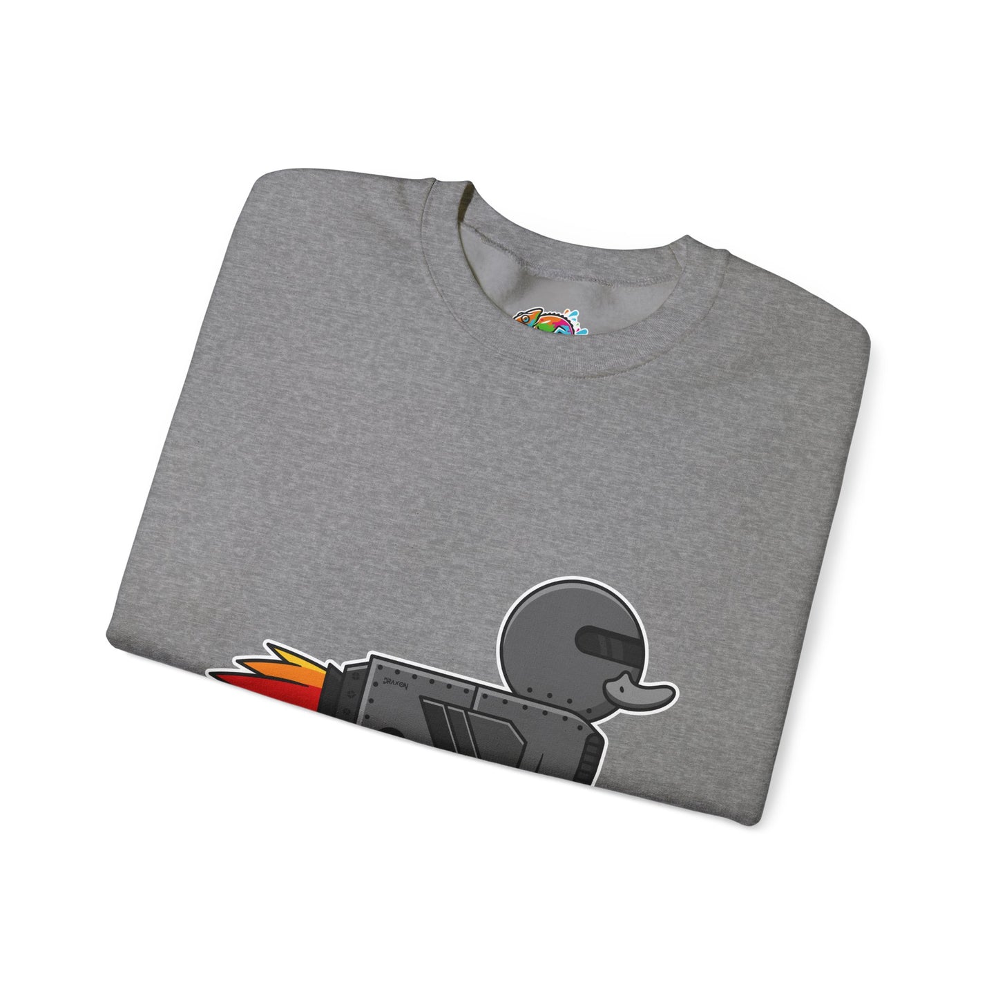 Unisex Heavy Blend™ Crewneck Sweatshirt (Robot Duck)