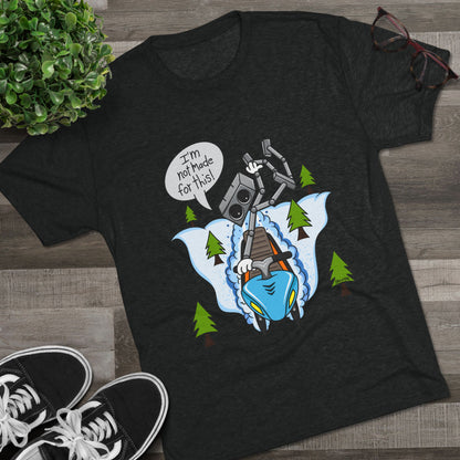Unisex Tri-Blend Crew Tee (Not made for this - Snowmobiler)