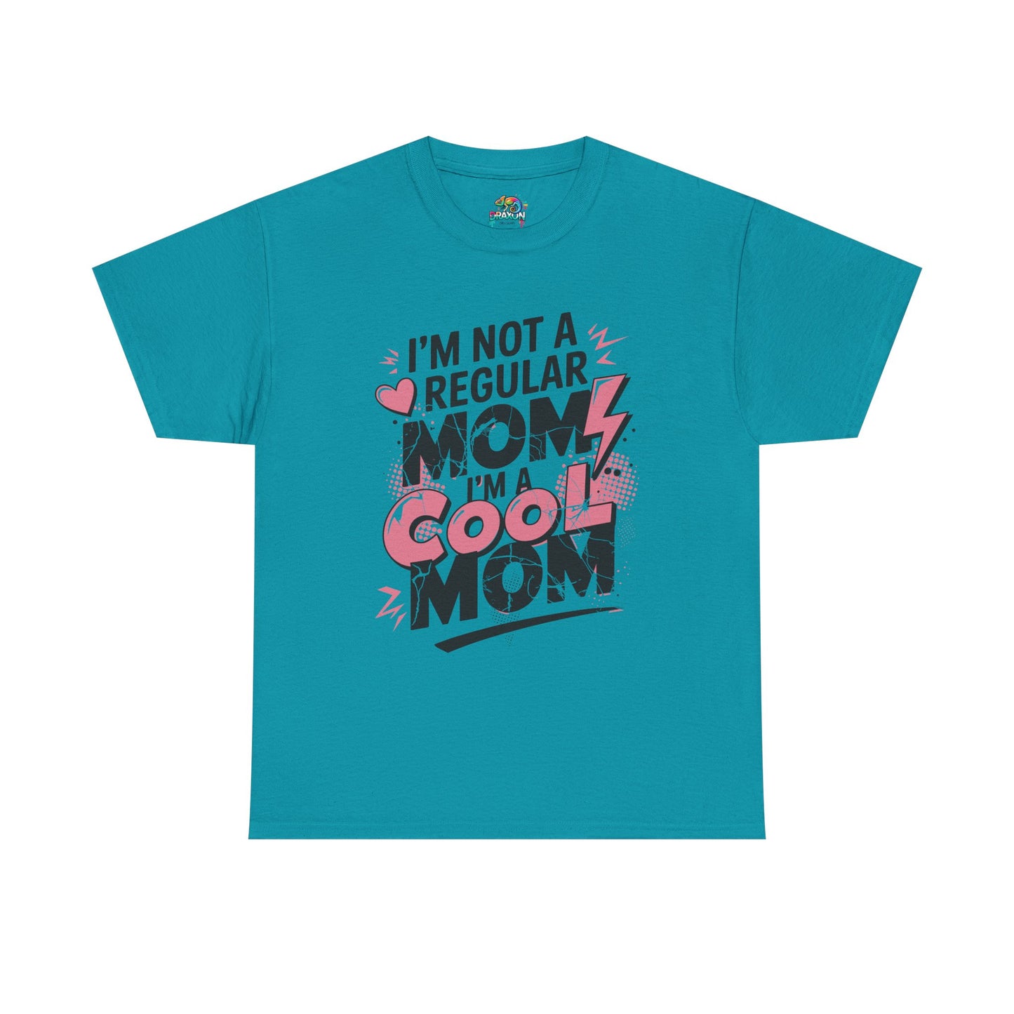 Unisex Heavy Cotton Tee (I'm Not a Regular Mom, I'm a Cool Mom)