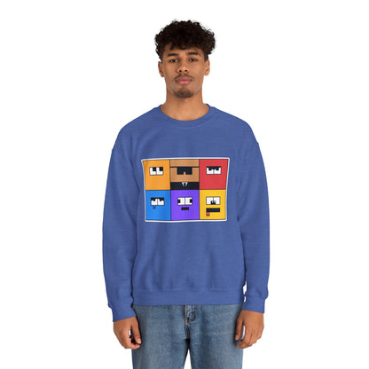 Unisex Heavy Blend™ Crewneck Sweatshirt (Emotion Blocks)