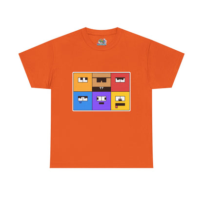 Unisex Heavy Cotton Tee (Emotion Blocks)