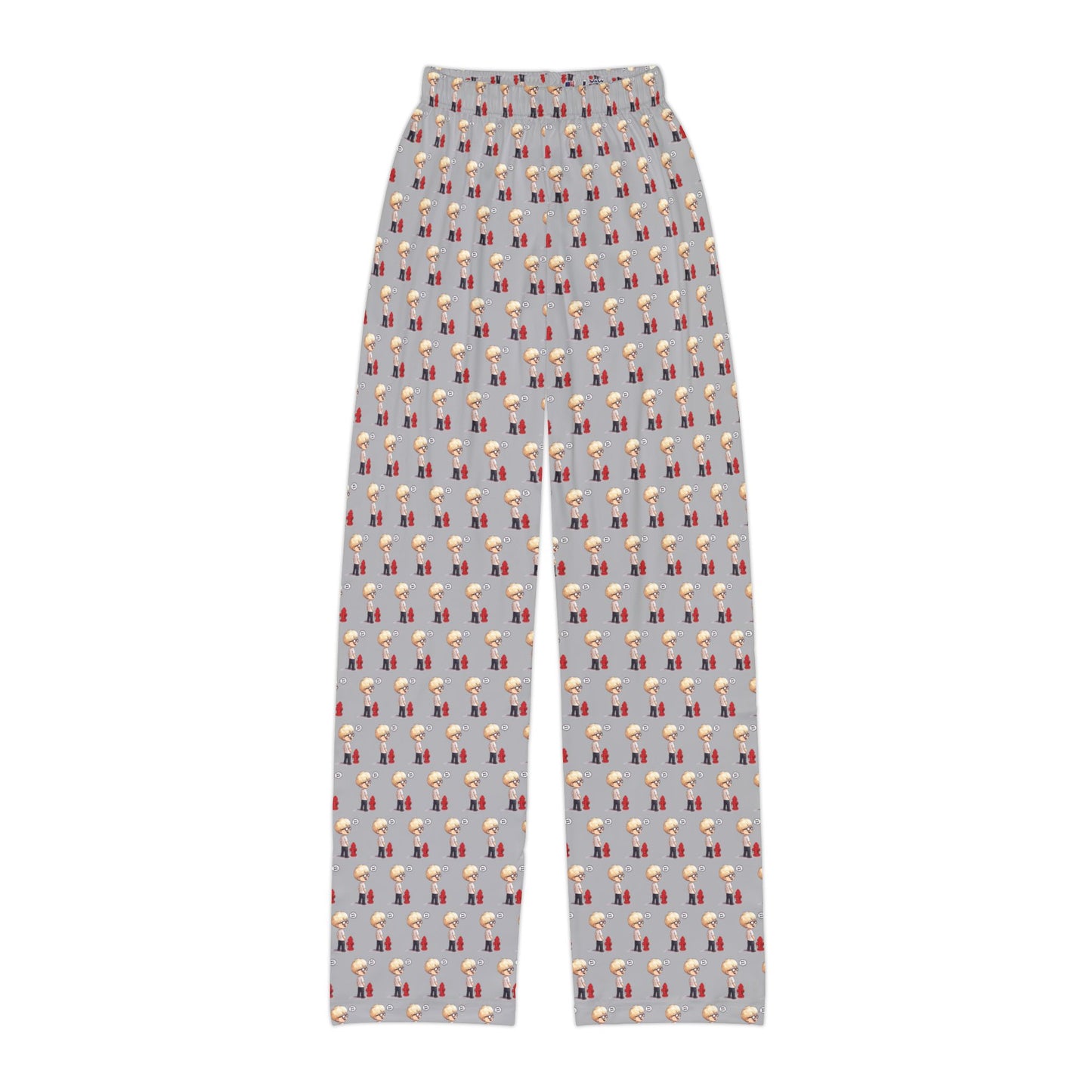 Kids Lounge Pants -AOP Grey (Bark Bark)