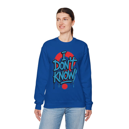 Unisex Heavy Blend Crewneck Sweatshirt (I don't know)
