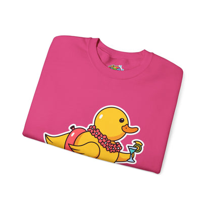 Unisex Heavy Blend™ Crewneck Sweatshirt (Tropical Duck)