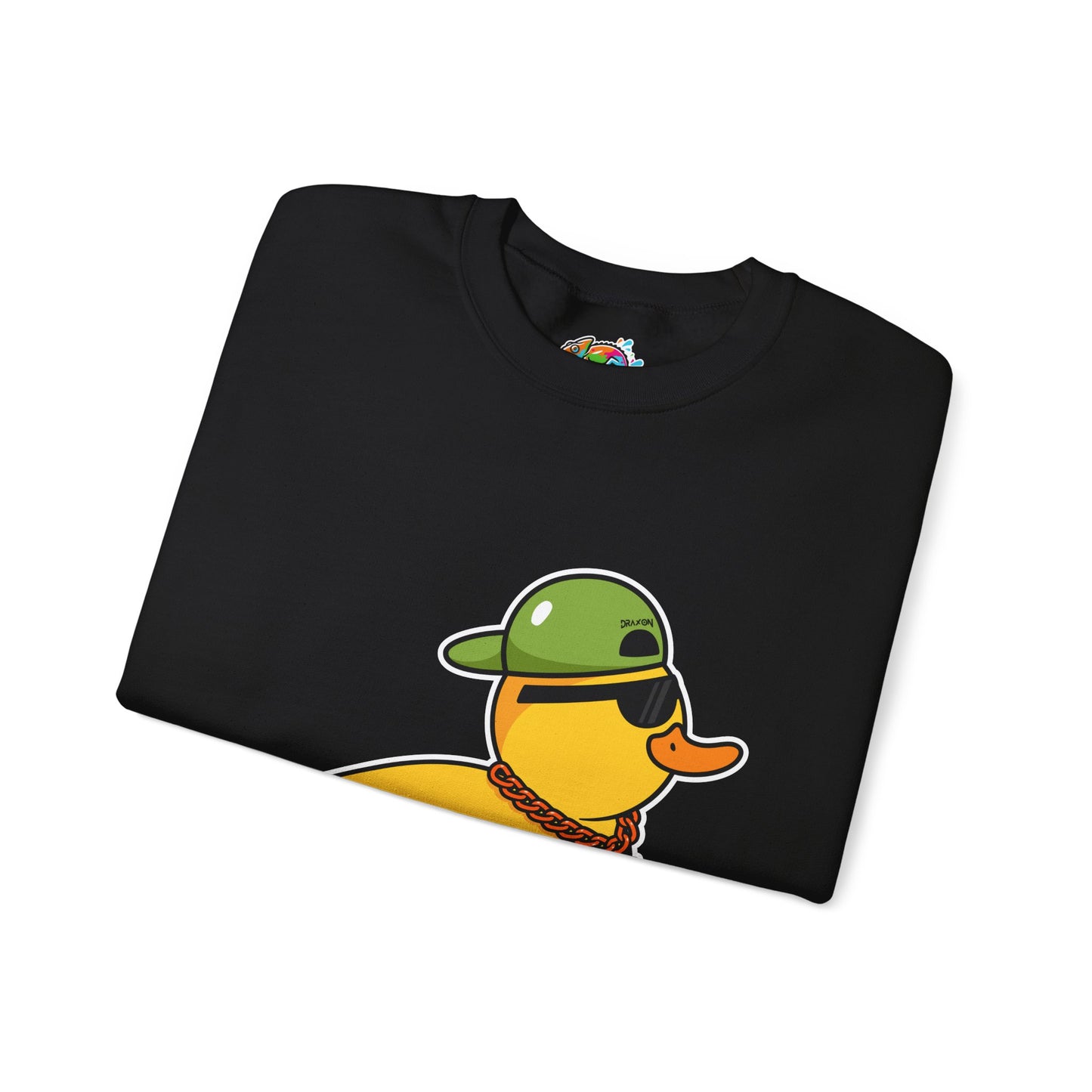 Unisex Heavy Blend™ Crewneck Sweatshirt (Gangster Duck)