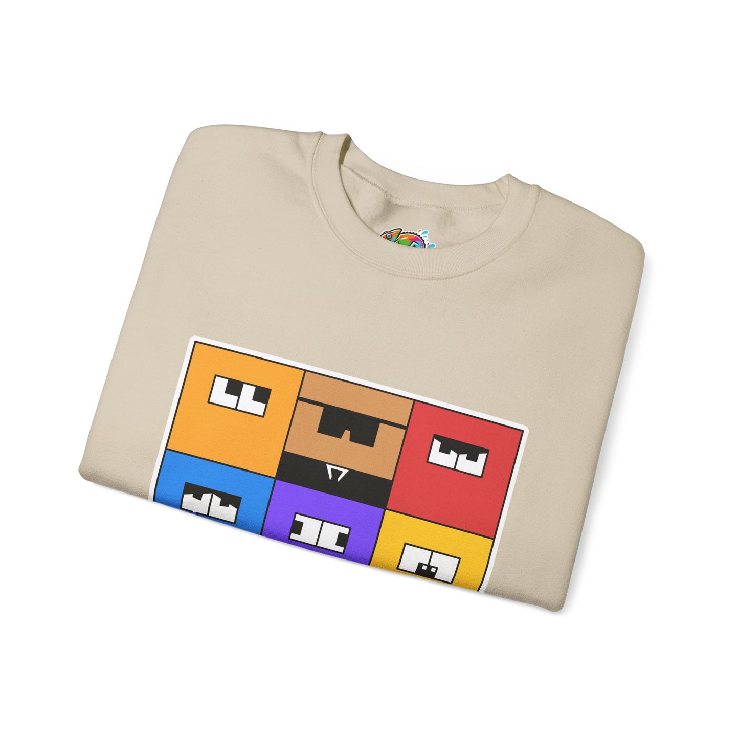 Unisex Heavy Blend™ Crewneck Sweatshirt (Emotion Blocks)