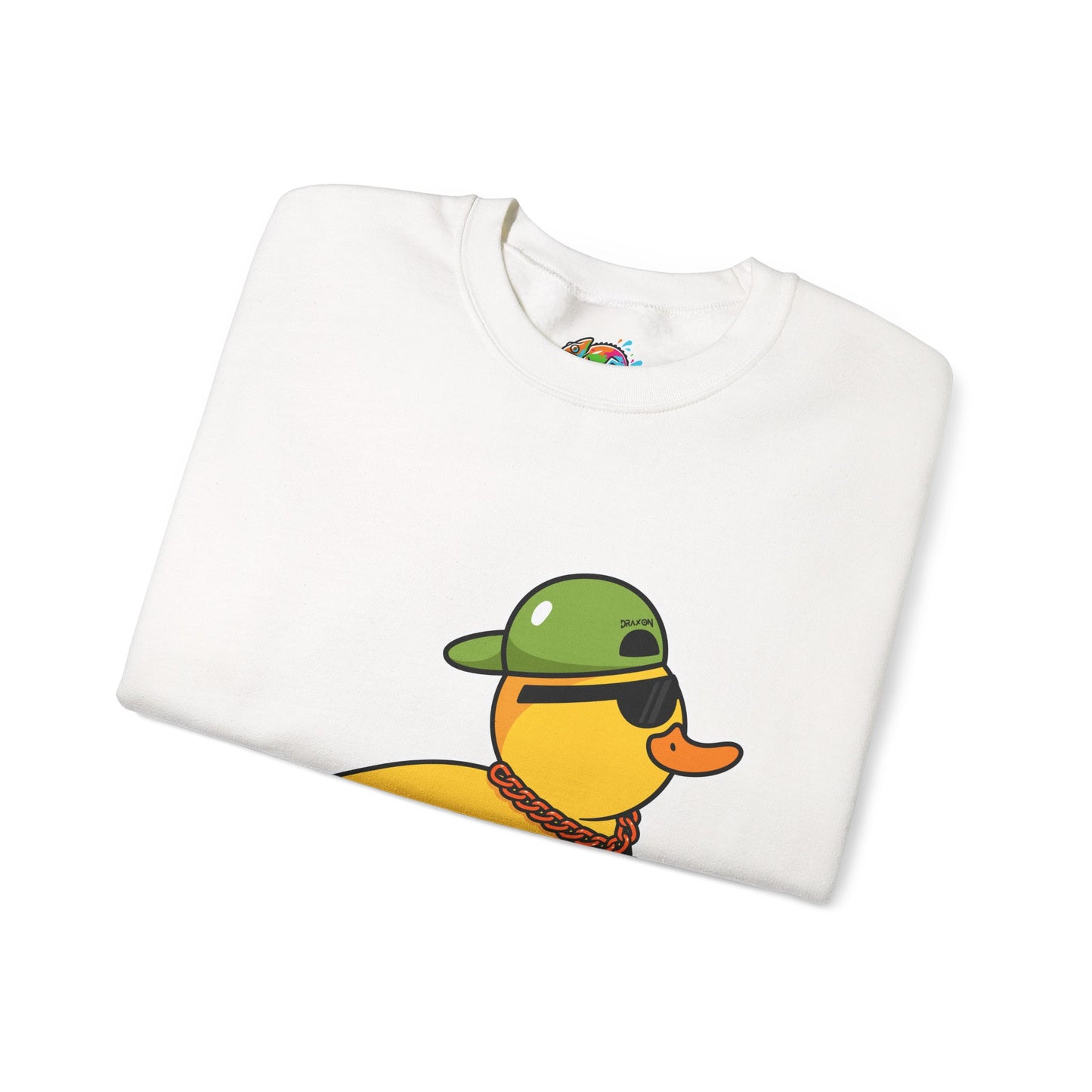 Unisex Heavy Blend™ Crewneck Sweatshirt (Gangster Duck)