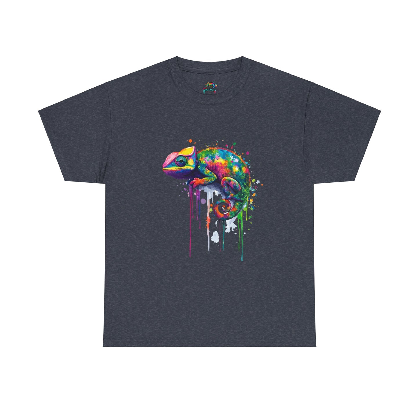 Unisex Heavy Cotton Tee (Realistic Chameleon)