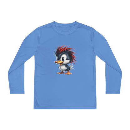 Youth Long Sleeve Competitor Tee (Red Hair Duck)