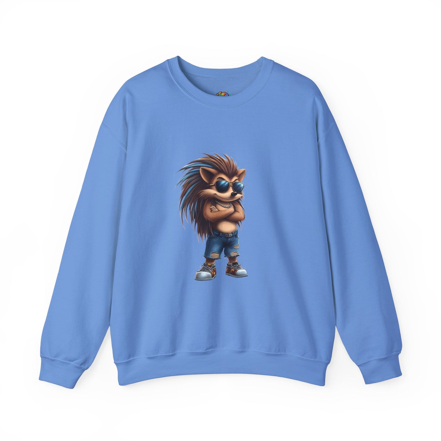 Unisex Heavy Blend™ Crewneck Sweatshirt (Cool Hedgehog)