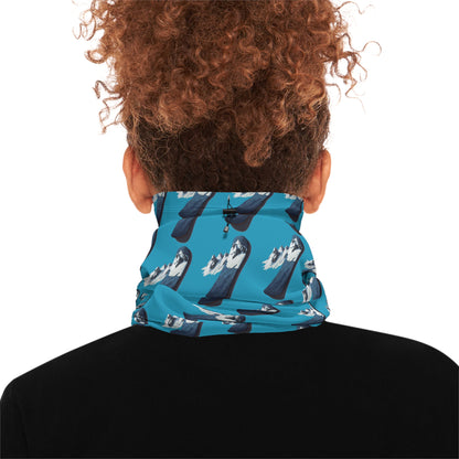 Winter Neck Gaiter With Drawstring (Mountain Snowboarding)