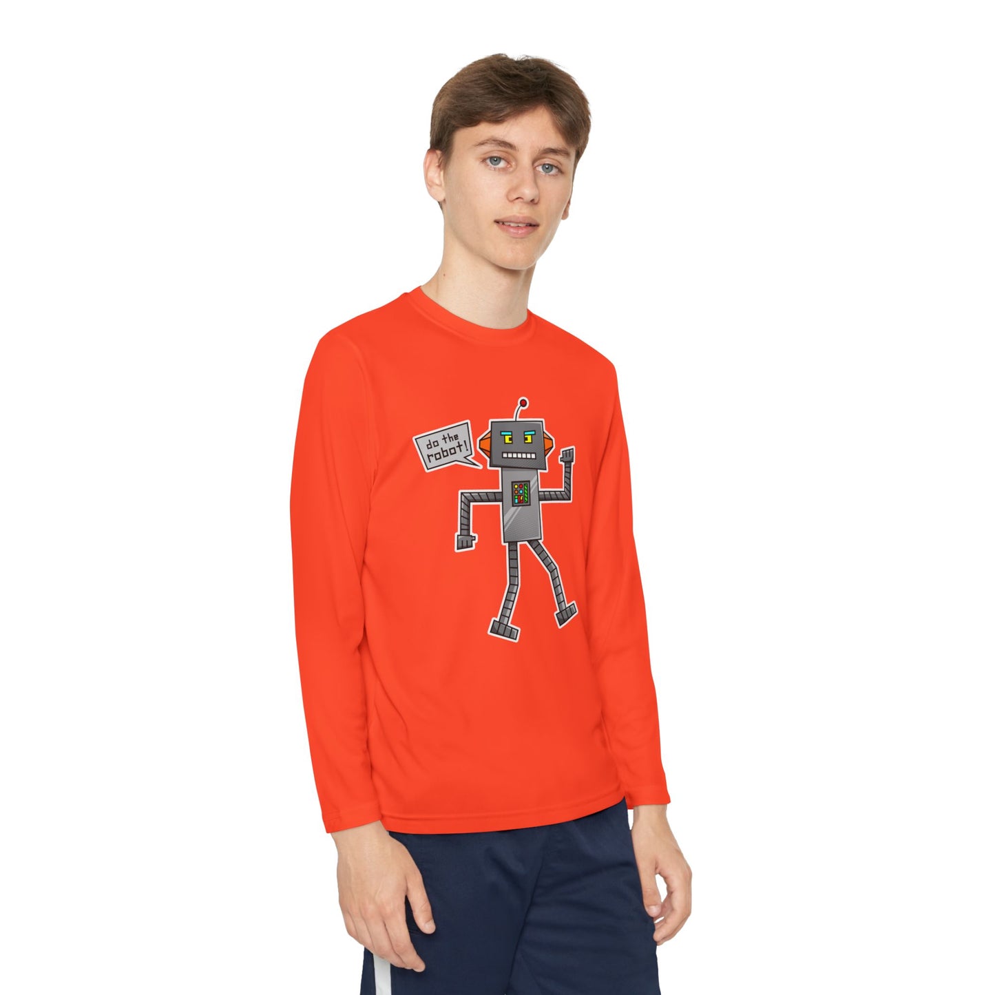 Youth Long Sleeve Competitor Tee (Do the Robot)