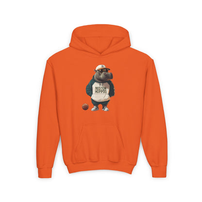 Youth Heavy Blend Hooded Sweatshirt (Boston Hippos)