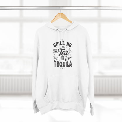 Three-Panel Fleece Hoodie (Spill Tea & Tequila)