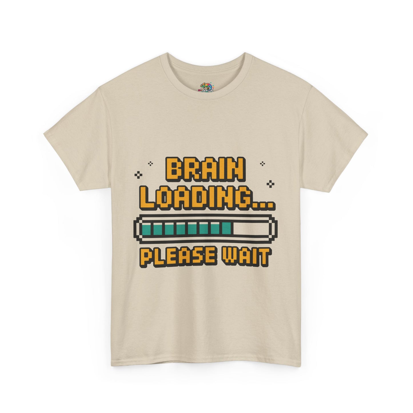 Unisex Heavy Cotton Tee (Brain Loading...Please Wait)