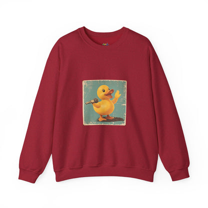 Unisex Heavy Blend™ Crewneck Sweatshirt (Karaoke Duck)