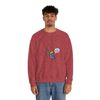 Unisex Heavy Blend™ Crewneck Sweatshirt (Fishing Hooked)