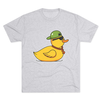 Unisex Tri-Blend Crew Tee (Ninja Duck)