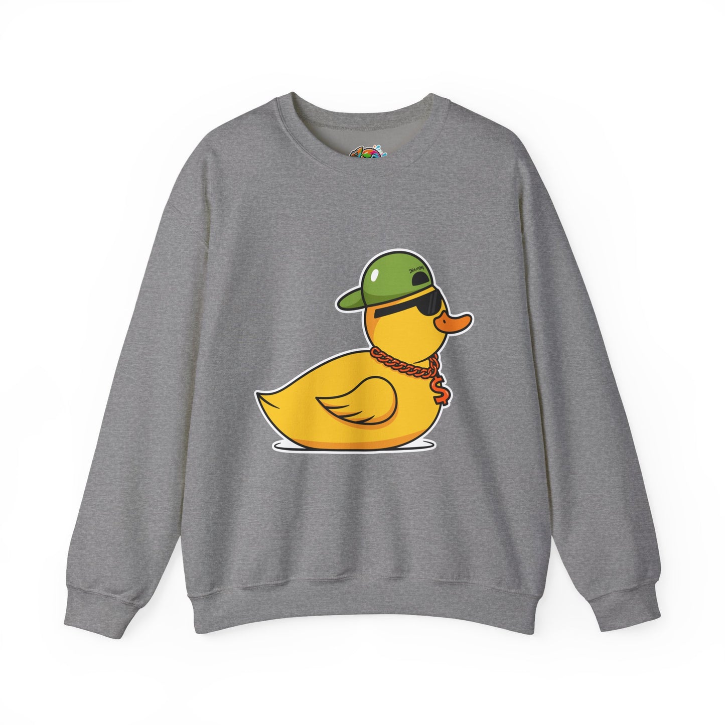 Unisex Heavy Blend™ Crewneck Sweatshirt (Gangster Duck)