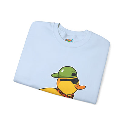 Unisex Heavy Blend™ Crewneck Sweatshirt (Gangster Duck)