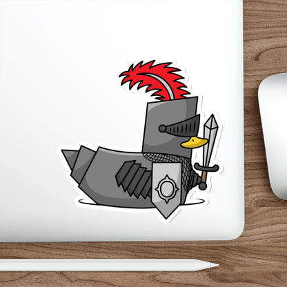 Die-Cut Stickers | Vibrant Art for Personalization (Knight Duck)