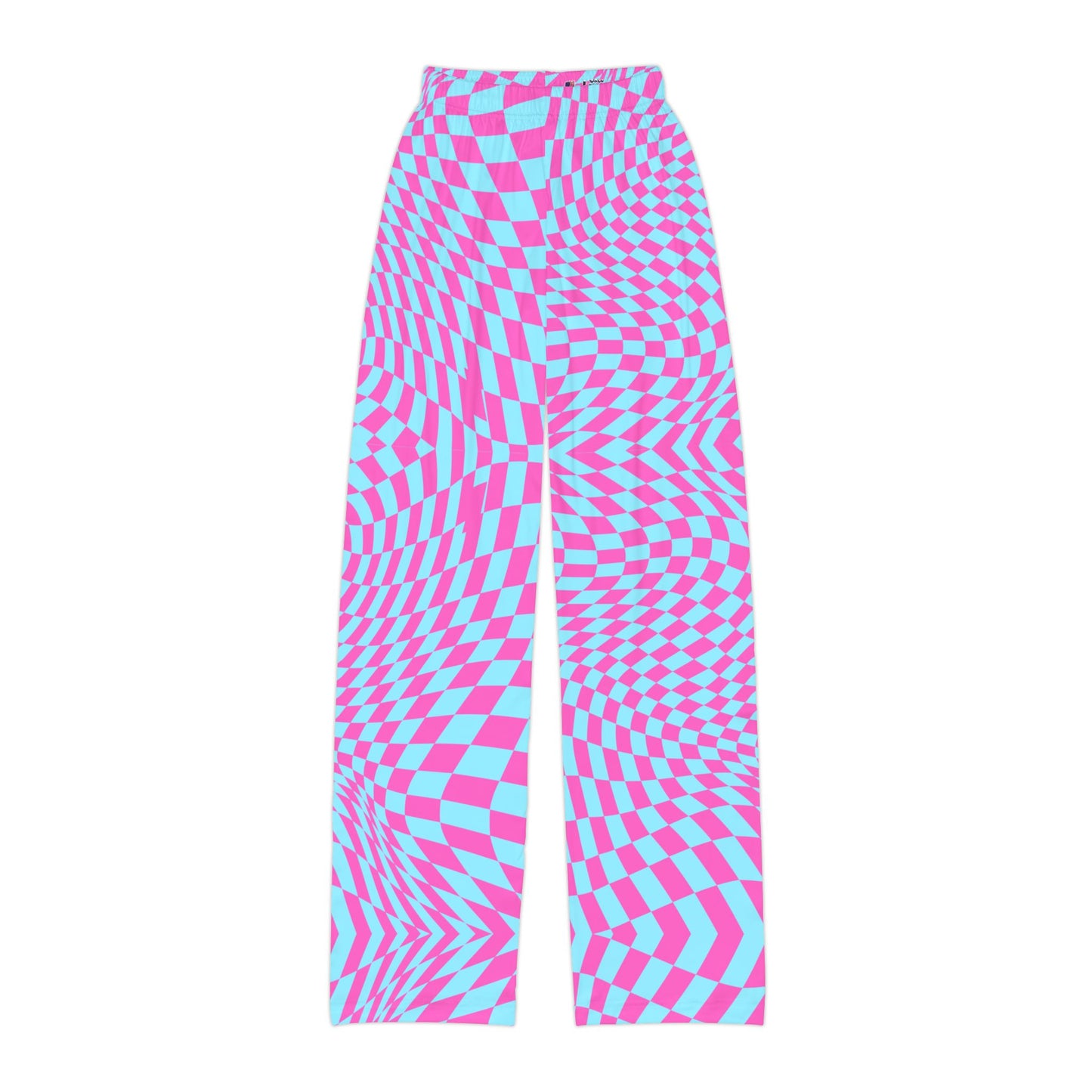 Kids Lounge Pants (Aqua-Pink Pixels)