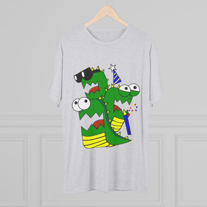 Unisex Tri-Blend Crew Tee (Larry the Snake thing)