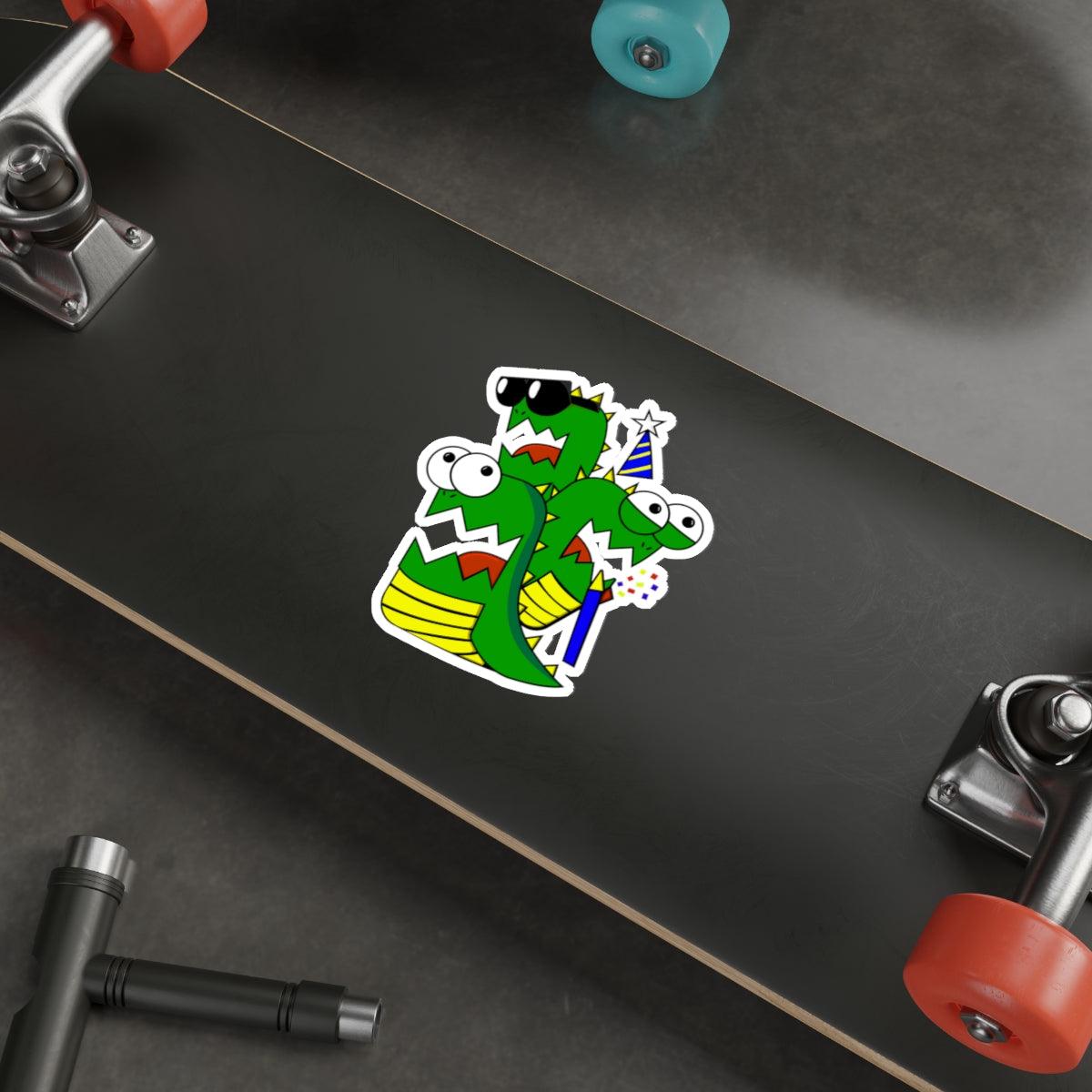 Die-Cut Stickers | Vibrant Art for Personalization (Larry the Snake thing)