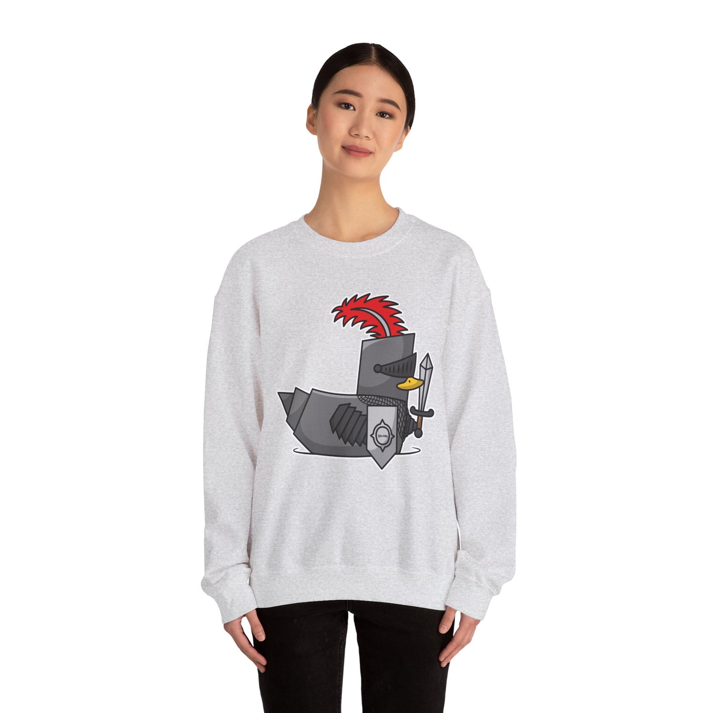 Unisex Heavy Blend™ Crewneck Sweatshirt (Knight Duck)
