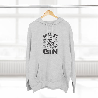 Three-Panel Fleece Hoodie (Spill Tea & Gin)