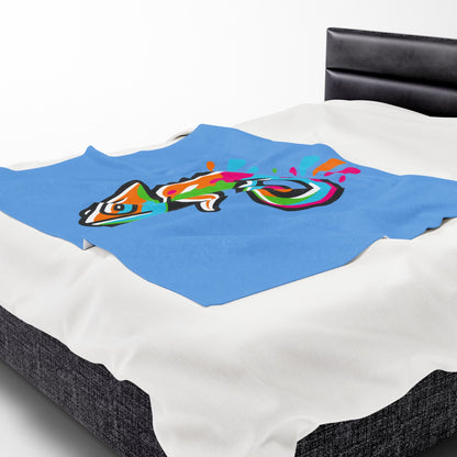 Velveteen Plush Blanket (DC Logo)
