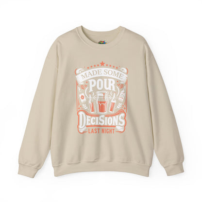 Unisex Heavy Blend™ Crewneck Sweatshirt (Pour Decisions)