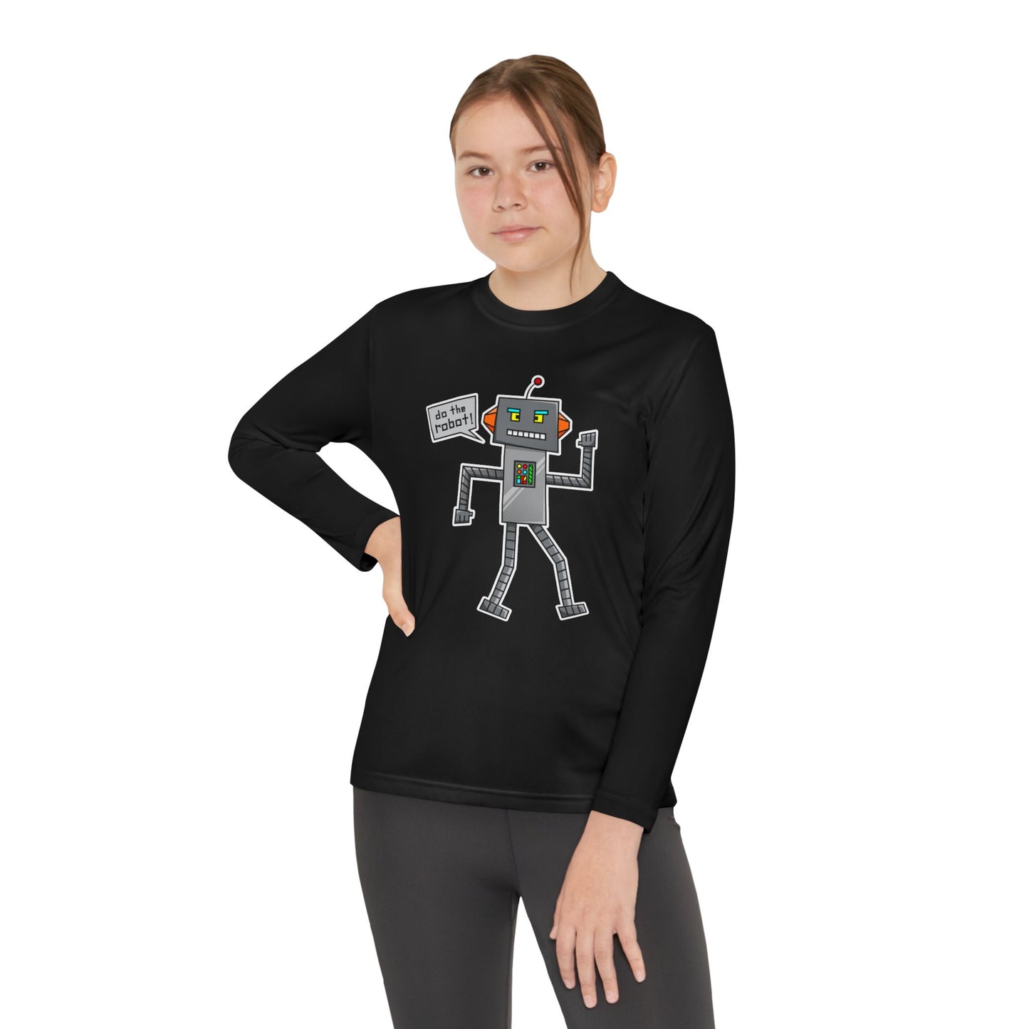 Youth Long Sleeve Competitor Tee (Do the Robot)