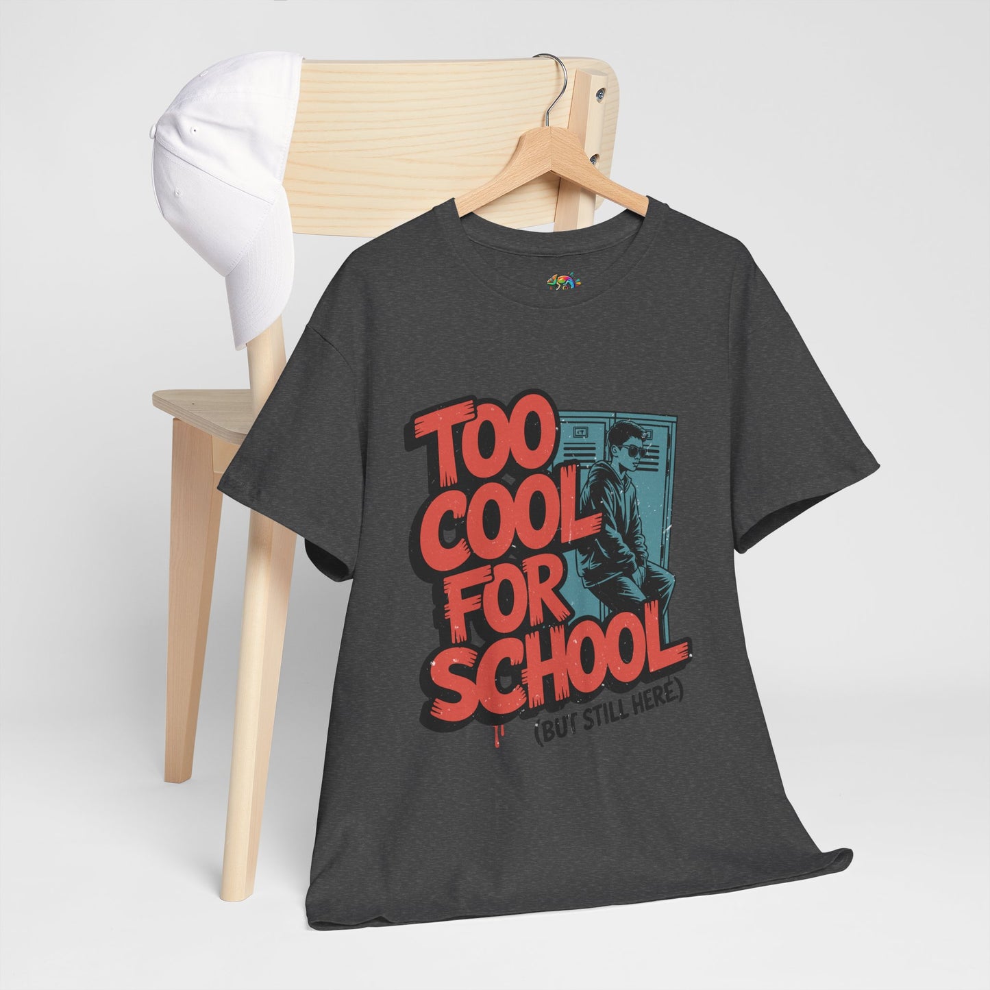 Unisex Heavy Cotton Tee (Too Cool For School)