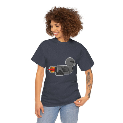 Unisex Heavy Cotton Tee (Robot Duck)