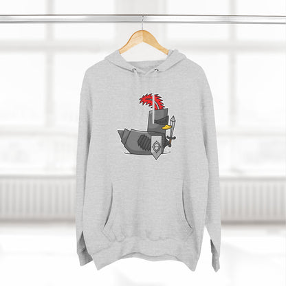 Three-Panel Fleece Hoodie (Knight Duck)